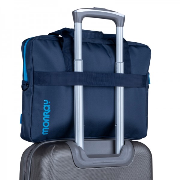 Monray gingerblue maletin 15.6" bolsillo azul